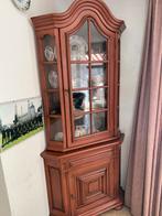 Hoekkast, Huis en Inrichting, Ophalen, Gebruikt, 50 tot 100 cm, Glas