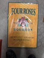 Four Roses whiskey bourbon bord, Ophalen of Verzenden, Zo goed als nieuw, Reclamebord
