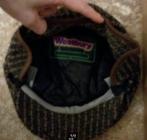 Ear Flap Pet cap Mohair Wol Bruin Ruiten oorbescherming 56, Kleding | Heren, Hoeden en Petten, Verzenden, Zo goed als nieuw, 57 cm (M, 7⅛ inch) of minder