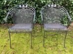 Royal garden stoelen, bankjes, tafels en kussens, Tuin en Terras, Ophalen, Gebruikt, Metaal