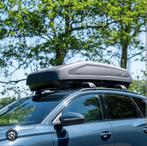 Dakkoffer Modula Evo 470 liter + Dakdragers (voor glad dak), Ophalen, Zo goed als nieuw