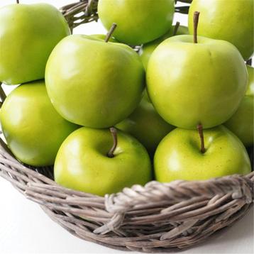 6 Groene Kunst Appels / Fruit Nep Sier Kunstappel Voedsel beschikbaar voor biedingen