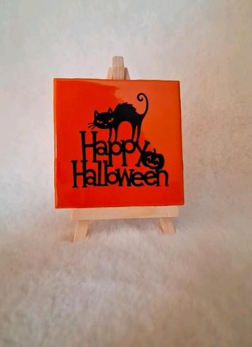 Happy Halloween tegeltje  beschikbaar voor biedingen