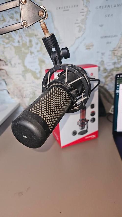 HyperX Quadcast S RGB Microfoon - Zo Goed Als Nieuw, Muziek en Instrumenten, Microfoons, Zo goed als nieuw, Studiomicrofoon, Ophalen of Verzenden