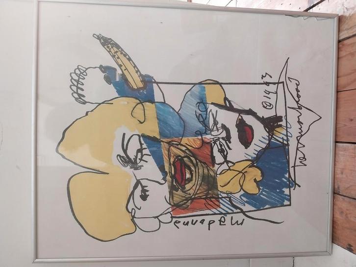 Herman Brood Madonna, Antiek en Kunst, Kunst | Litho's en Zeefdrukken, Ophalen of Verzenden