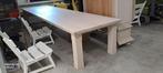 Massief Inlands eiken tafel van 4.21 m1 lang!!!!, Huis en Inrichting, Tafels | Eettafels, Ophalen, Eikenhout, 200 cm of meer, 50 tot 100 cm