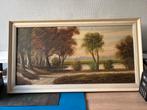 Schilderij: Landschap met bomen, Antiek en Kunst, Kunst | Schilderijen | Klassiek, Ophalen of Verzenden