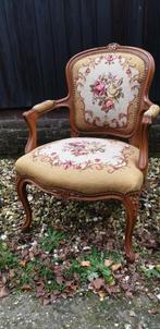 Klassiek noten Chippendale barok lodewijk fauteuil, Ophalen