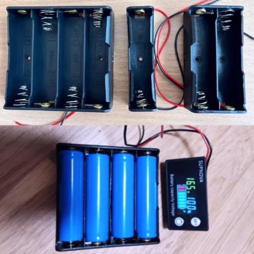 Batterijbox met draadkabel, Audio, Tv en Foto, Accu's en Batterijen, Nieuw, Oplaadbaar, Ophalen of Verzenden
