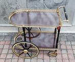 Vintage Italiaanse Formica Alloy 60s barwagen/drankenwagen, Ophalen, Zo goed als nieuw