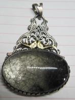 Vintage design hanger rutilated quartz zeldzaam zilver 950, Ophalen, Zo goed als nieuw, Zilver, Zilver
