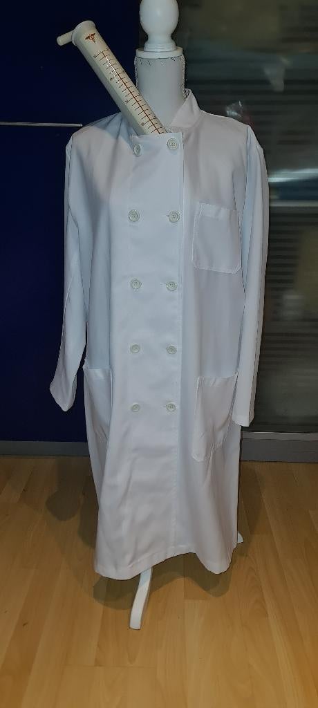 dokters jas, Carnaval, Maat 48/50 (M), Ophalen of Verzenden, Zo goed als nieuw