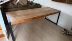 Mango Eettafel 220x90cm, Huis en Inrichting, Ophalen, Gebruikt, 200 cm of meer, 50 tot 100 cm