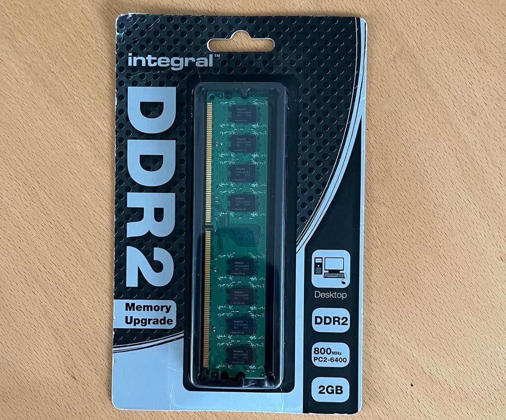 Geheugen, Memory DDR 2  2GB, Ophalen of Verzenden, Zo goed als nieuw, Desktop