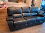 3 zits elektrisch lederen bankstel, Ophalen, 75 tot 100 cm, Vierpersoons of meer