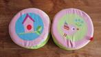 2x Flexa kinder kussens - rugkussens prinses, Ophalen of Verzenden, Zo goed als nieuw, Roze, Rond