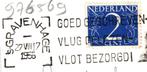976569 Madurodam Den Haag 1956 gemeentehuis Gelopen met post, Ophalen of Verzenden, 1940 tot 1960, Gelopen, Zuid-Holland