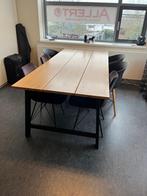 Eettafel met 6 stoelen te koop, Huis en Inrichting, Tafels | Eettafels, 100 tot 150 cm, 200 cm of meer, Ophalen of Verzenden, Zo goed als nieuw