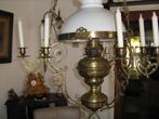 antieke olie hanglamp brons, Ophalen