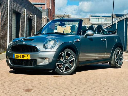 Mini Cooper S Cabrio grijs/XENON/LEDER/H&K/AIRCO/NLaut/Uniek, Auto's, Mini, Bedrijf, Cabrio, ABS, Airbags, Airconditioning, Alarm