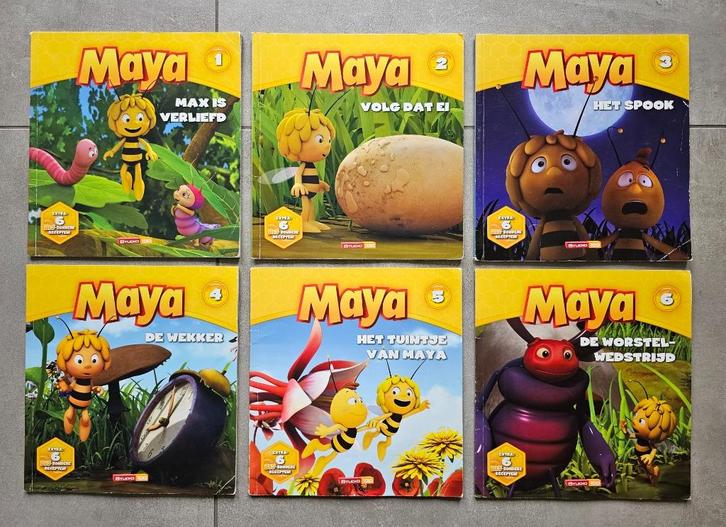 6 boekjes Maya de Bij (Studio 100), Boeken, Kinderboeken | Kleuters, Gelezen, Fictie algemeen, 4 jaar, Jongen of Meisje, Ophalen of Verzenden