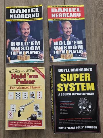 4 pokerboeken beschikbaar voor biedingen