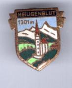 Heiligenblut 1301 m email op koper broche ( W_044 ), Verzenden, Zo goed als nieuw, Stad of Land, Speldje of Pin