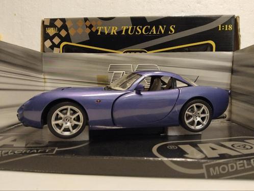 TVR Tuscan S light blue metallic incl dakje JADI 1:18 KRD, Hobby en Vrije tijd, Modelauto's | 1:18, Zo goed als nieuw, Auto, Overige merken