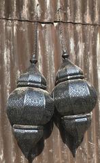 Oosters marokkaanse hanglamp filligrain lamp zwart groot xxl, Huis en Inrichting, Lampen | Hanglampen, Verburgt Vintage, 50 tot 75 cm