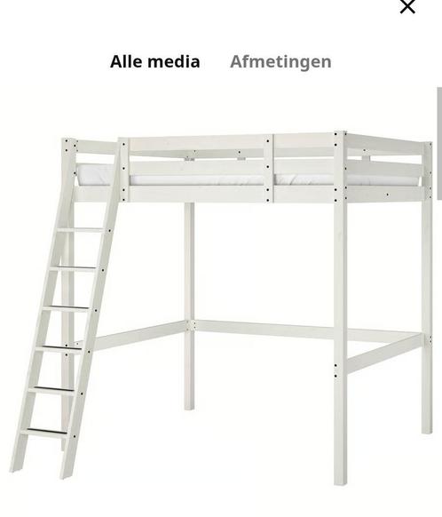 Ikea stora hoogslaper tweepersoons, Huis en Inrichting, Slaapkamer | Stapelbedden en Hoogslapers, Hoogslaper, 140 cm, 200 cm, Twijfelaar