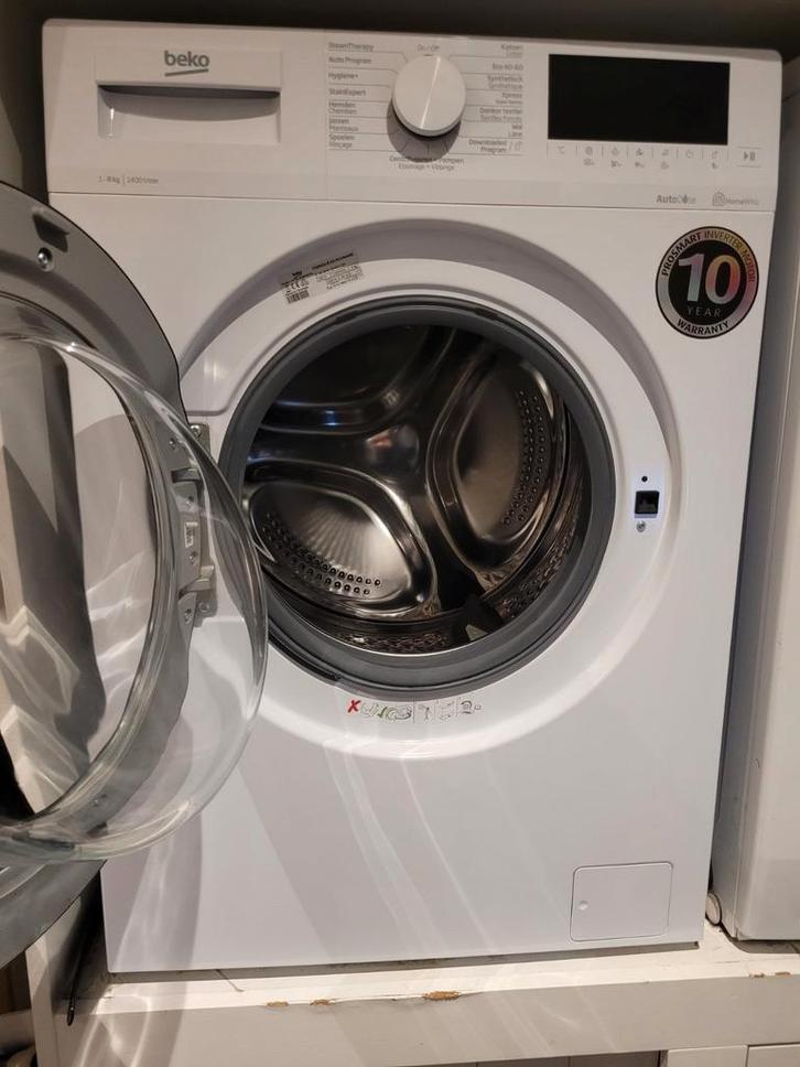 Beko wasmachine WTV8716XBWSTDO, Witgoed en Apparatuur, Wasmachines, Gebruikt, Minder dan 85 cm, 1200 tot 1600 toeren, Ophalen