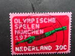 1972 NVPH 1013: Ol. spelen München met stempel Purmerend., Verzenden, Na 1940, Gestempeld