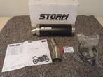 Storm by Mivv GP Black Einddemper Kawasaki Ninja 400 / Z400, Mivv, Nieuw, Mivv, Ophalen of Verzenden