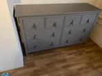 IKEA Hemnes ladekast Commode met leren handgrepen, Ophalen, Gebruikt, 100 tot 150 cm, Met lade(s)