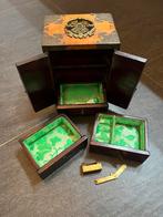 Chinees sieradenkastje met amuletten - 1950/1960 - vintage, Ophalen of Verzenden