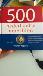 500 Nederlandse Gerechten - Kookboek, Boeken, Kookboeken, Ophalen, Vegetarisch, Voorgerechten en Soepen, Zo goed als nieuw