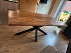 Nieuwe mangohouten eettafel 180x90 met spinpoot (#3), Ophalen, Nieuw, 50 tot 100 cm, Vijf personen of meer