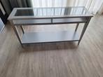 sidetable Ikea Liatorp, Huis en Inrichting, Tafels | Sidetables, Gebruikt, 100 tot 150 cm, Ophalen of Verzenden, Glas