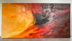 Groot schilderij modern, warme kleuren , van kunstverkoop, Ophalen