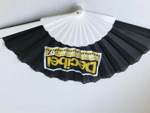Hardcore / Hardstyle waaier – zwart/wit – festival musthave, Sieraden, Tassen en Uiterlijk, Overige Accessoires, Gebruikt, Ophalen of Verzenden