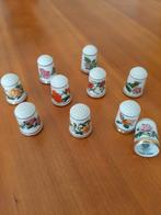 10 vingerhoedjes bloemenserie Franklin Mint, Verzamelen, Ophalen of Verzenden, Zo goed als nieuw