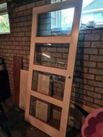 te koop binnendeur met stevige binnenbeglazing, Doe-het-zelf en Verbouw, Deuren en Horren, Ophalen, Gebruikt, 80 tot 100 cm, Binnendeur