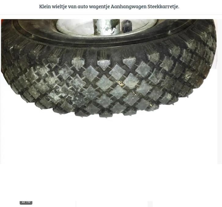 steekwagen wieltje van steekwagentje karretje Transportwagen, Hobby en Vrije tijd, Knutselen, Gereedschap of Toebehoren, Ophalen of Verzenden
