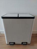 Prullenbak - 2x20L - Pedaal - Zo goed als nieuw, 40 liter of meer, Ophalen, Zo goed als nieuw, Kunststof