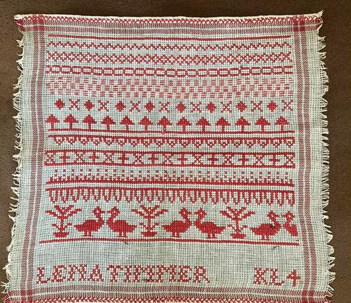 Merklap Lena Timmer KL4, Antiek en Kunst, Curiosa en Brocante, Verzenden