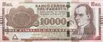 10.000 Guaranies Paraguay 2022 Bankbiljet UNC #PY3a, Ophalen of Verzenden, Zuid-Amerika, Los biljet