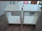 2x ikea  kallax op wieltjes, Huis en Inrichting, Ophalen of Verzenden, Zo goed als nieuw, Hout