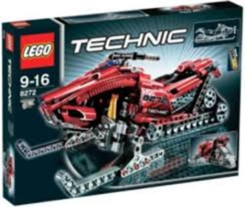 Lego Technic 8272 Sneeuwscooter, Kinderen en Baby's, Speelgoed | Duplo en Lego, Zo goed als nieuw, Lego, Complete set, Ophalen of Verzenden