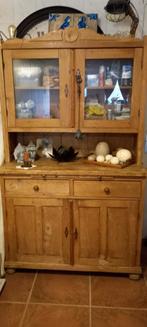 antiek grenen kast, Huis en Inrichting, Kasten | Buffetkasten, Ophalen, Gebruikt, 25 tot 50 cm, 150 tot 200 cm