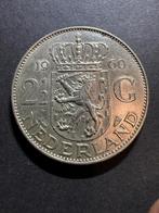 Zilveren Rijksdaalder 1960 - Koningin Juliana, Postzegels en Munten, Munten | Nederland, Koningin Juliana, Zilver, Ophalen of Verzenden